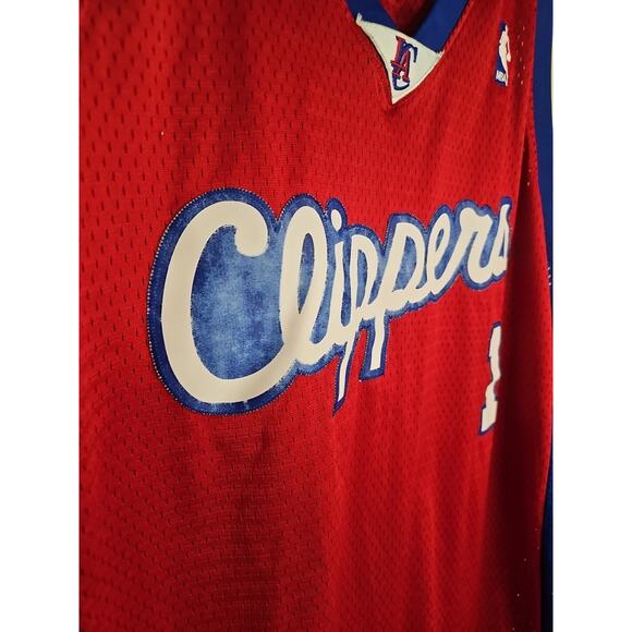 Baron Davis Adidas LA Los Angeles Clippers Swingman Jersey Men's Sz L Length +2 - Picture 6 of 15